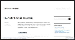 Desktop Screenshot of michaeledwards.org.uk