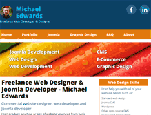 Tablet Screenshot of michaeledwards.me.uk